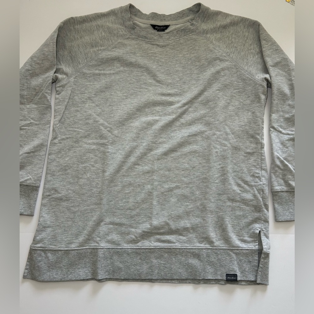 Eddie Bauer Women’s Crewneck Sweater Gray Size Large